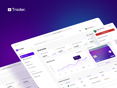 Dashboard - Trader dash dashboard design product design ui