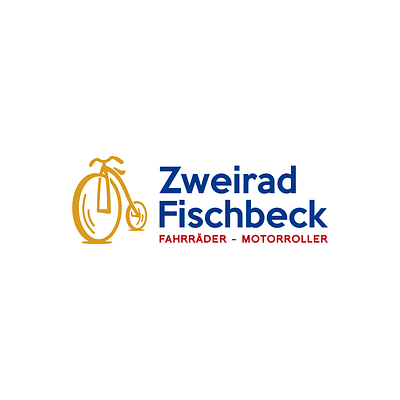 Logo for Zweirad Fischbeck branding design graphic design illustration logo vector