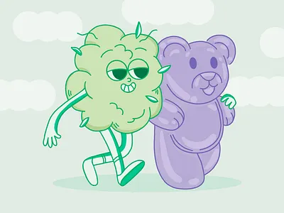 Red eyes, big smile cbd character character design design graphic design happy illustration