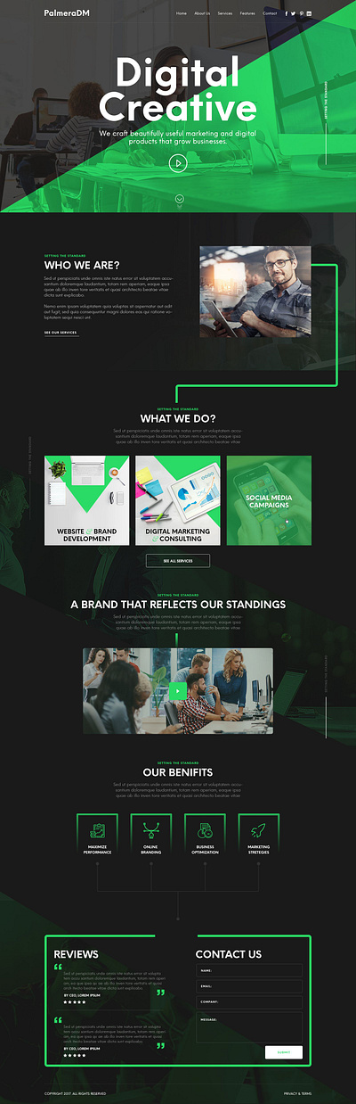Marketing Agency branding custom website design design graphic design ui website design