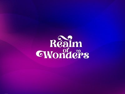 Realm of Wonders Logo Design bangladesh brand identity design branding creative logo fashion logo graphic design logo logo design modern logo typography logo vectart