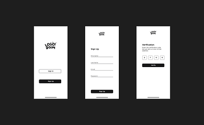Sign Up Page for Logo Ipsum daily ui design challenge sign up ui user interface