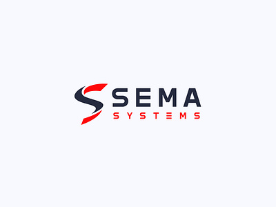 SEMA Systems - IT Company Logo abstract app branding communication creative design graphic design illustration internet it letter s logo media minimalist mobile software technology ui vector web