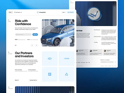 Insurance Website business insurance car insurance company corporate insurance design insurance ui web web design website