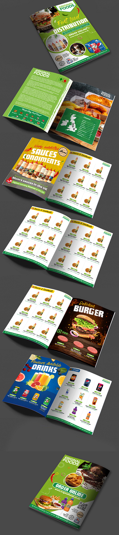 Food Catalogue advertisement banner booklet branding brochure business card catalogue design digital flyer graphic design illustration print stationary ui vector website home landing page