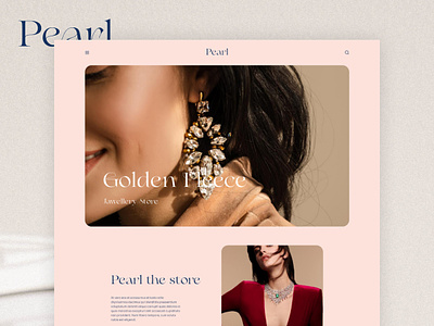 Pearl Jewelry HTML Template | Buy HTML Template branding buy html template ecommerce template graphic design html html template html web design htmltemplate jewelery website html template jewelry design jewelry html template online shopping popular html template trending html template dribble trending jewelry html template trending template web design