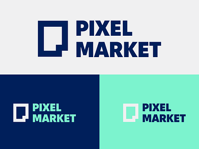 Pixel Market branding design graphic design identity logo pixelmarket