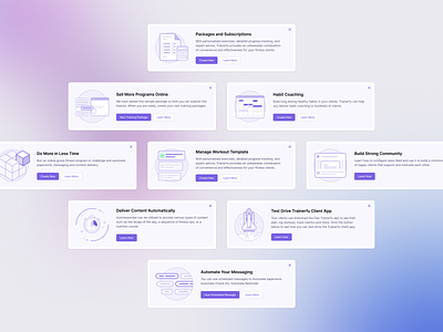 Onboarding cards cards icons illustrations onboarding ui ux