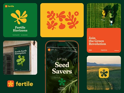 Fertile: Agriculture Branding brand brand guidelines brand identity brand sign branding business halo halo lab identity logo logo design logotype marketing packaging smm startup visual identity