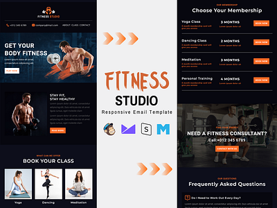 Fitness Studio – Responsive Email Template email templates fitness studio – marketing responsive