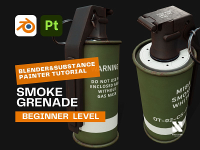 Smoke Grenade 3d army grenade gun melee smoke