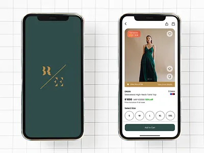 Fashion App branding figma mobile app typography ui ux design