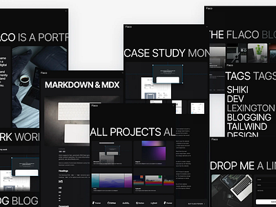 Flaco - Personal multipage theme astro darkmode landingpaghe personal responsive tailwind template theme