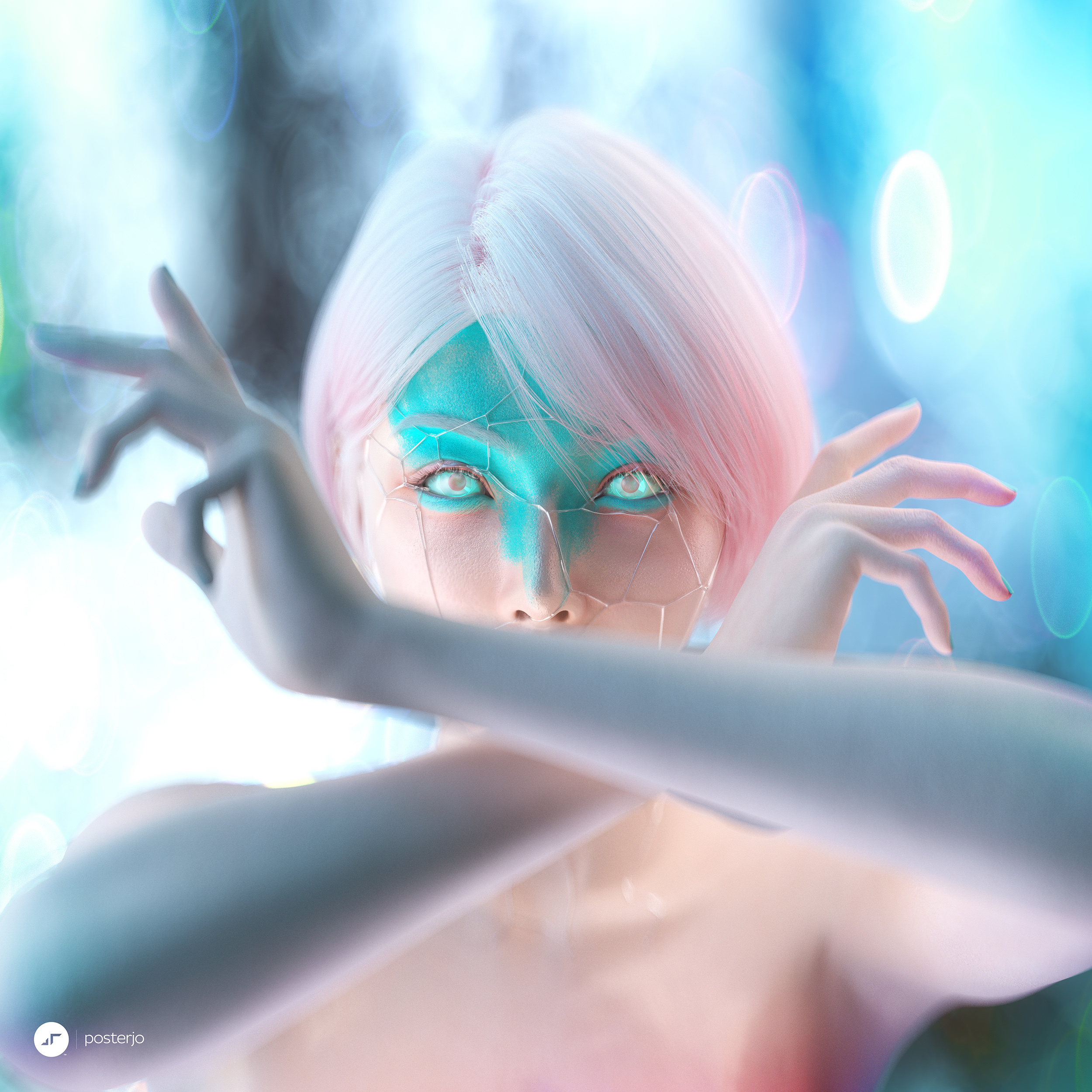 newgen posterjo #157 blender c4d cinema4d cyberpunk cycles joan sterjo joansterjo modern octane posterjo