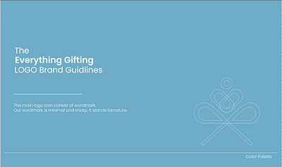 Gifting logo Guidelines branding design illustration labels logo typography ux