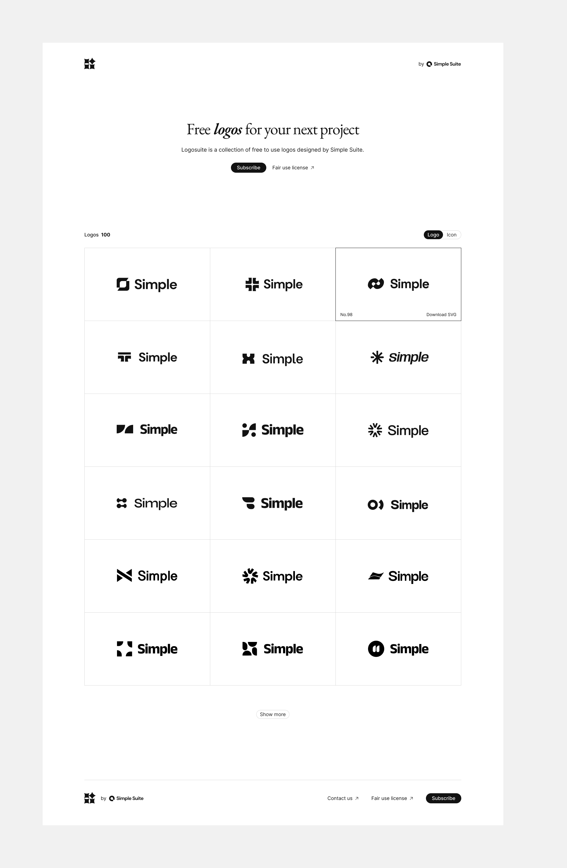 LogoSuite branding design logo ui