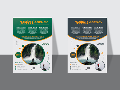 Travel Flyer Design branding business card business flyer design designer flyer design graphic design illustration travel flyer traveling