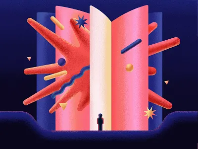 Book book digital digital art illustration literature night read vector