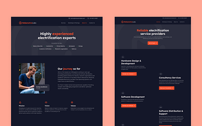 Reliamotive Labs | Web pages | Website Design & Development about us page contact us page electrification elementor landing page design modern no code development services page simple ui solutions page trainings page ui design ux design website design website development wordpress development workshops page