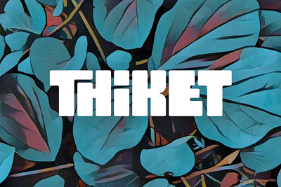 Thiket Typeface app branding design graphic design illustration logo typography ui ux vector