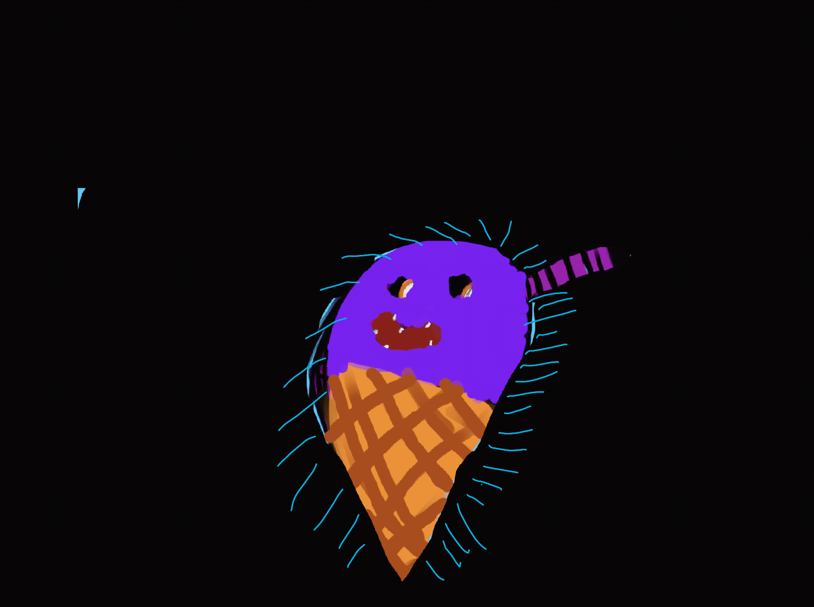 Ice cream speak illustraion illustration ipad pro kids art kids draw