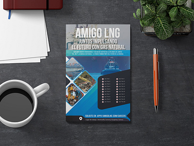 Flyer design for AMIGO LNG flyer design