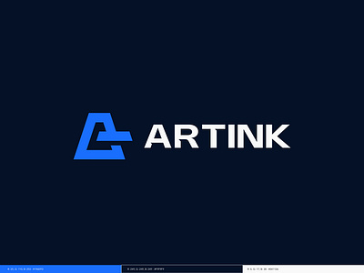 Artink logo - Brand identity a app icon artink brand identity branding business logo creative design expert extra graphic design logo logo design logo maker minimal modern unique