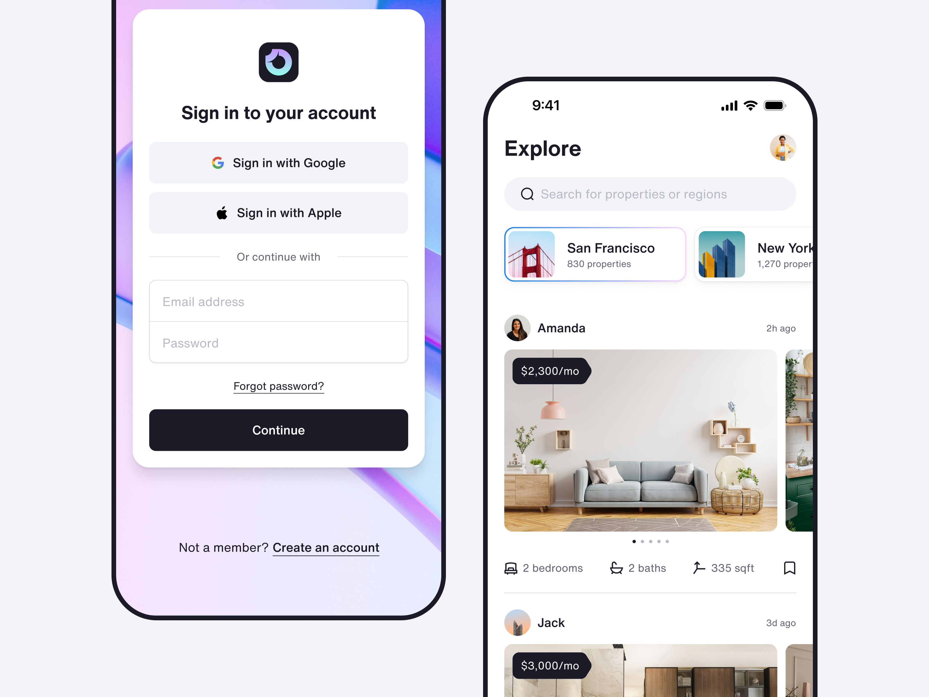 Example of Mobile App Design