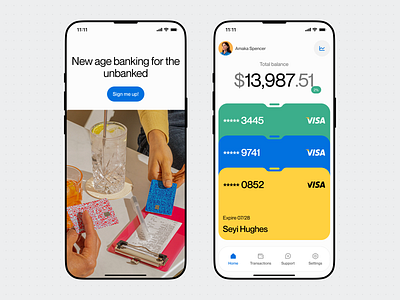 Bank mobile app bank app card e wallet finance app fintech iphone app mobile dashboard money app onboarding payment savings app transaction