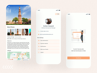 Explore It - Travel Application app app development app design appdesign mobileappdesign design graphic design ui ux