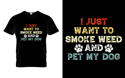 Pet Dog T-shirt design graphic design illustration vector