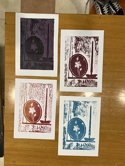 Lasani cut prints ( PrintMaking) carving drawing finearts lasanicut paints printinginks printmaking prints