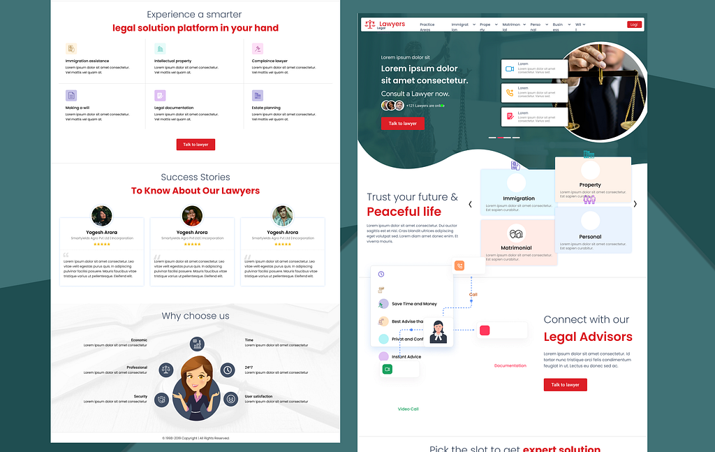 Website design by M. Zeeshan on Dribbble