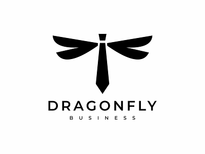 dragonfly business business dragonfly fly logo tie