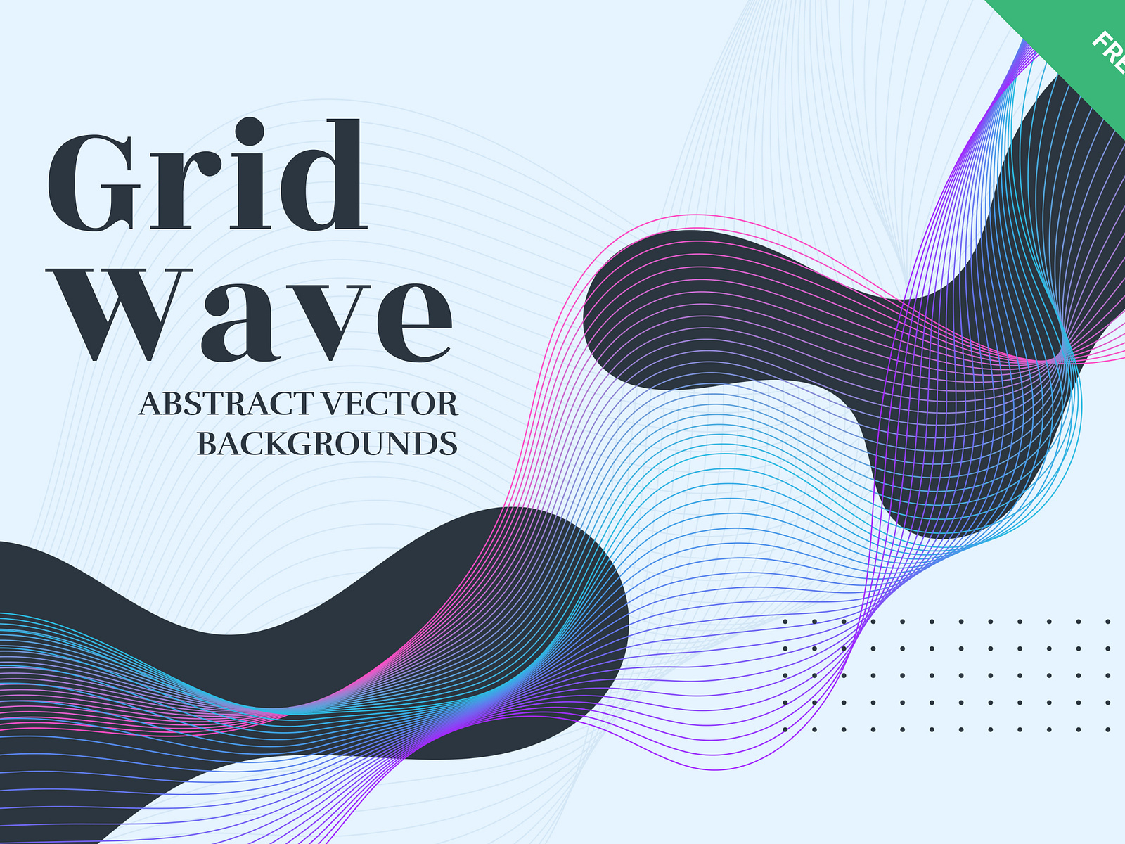 Free Flat Splash and Grid Wave Backgrounds by themefire on Dribbble