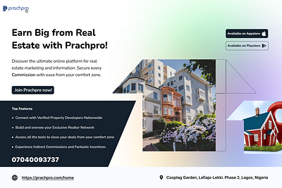 Real Estate Ad Banner adbanner advertisement app banner branding design designer figma graphic design logo mobile app product design product designer real estate ui uiux ux web design website