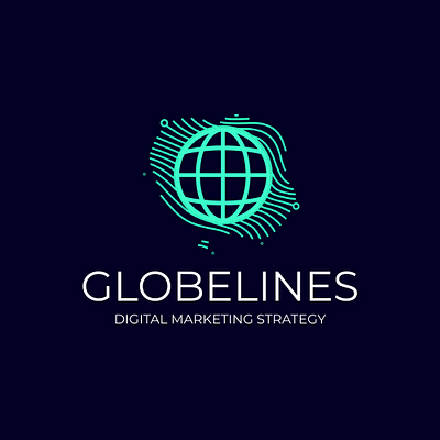 Globelines Logo 3d animation branding creative logo design digital marketing logo globe line logo graphic design halal logo halal plus illustration logo motion graphics vector
