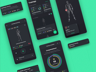 Fit Band Concept - Mobile App