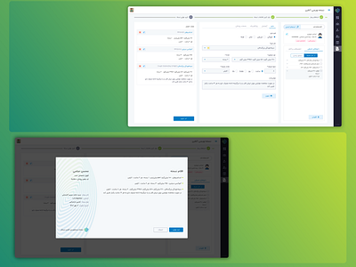 Panel UI/UX design dashboard design ui