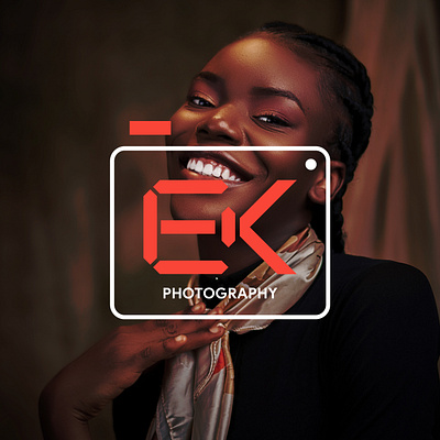 EK Photography Branding branding design graphic design logo typography