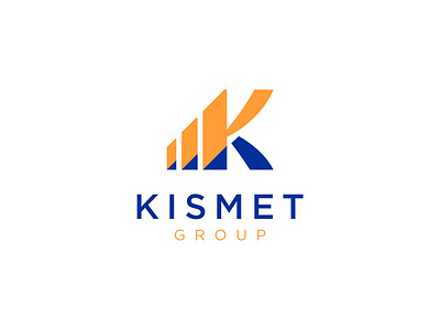 Kismet Group logo design art brand branding design finance logo flat graphic design holding company logo icon illustration illustrator investment company logo k logo logo logo design logotype minimal modern typography vector