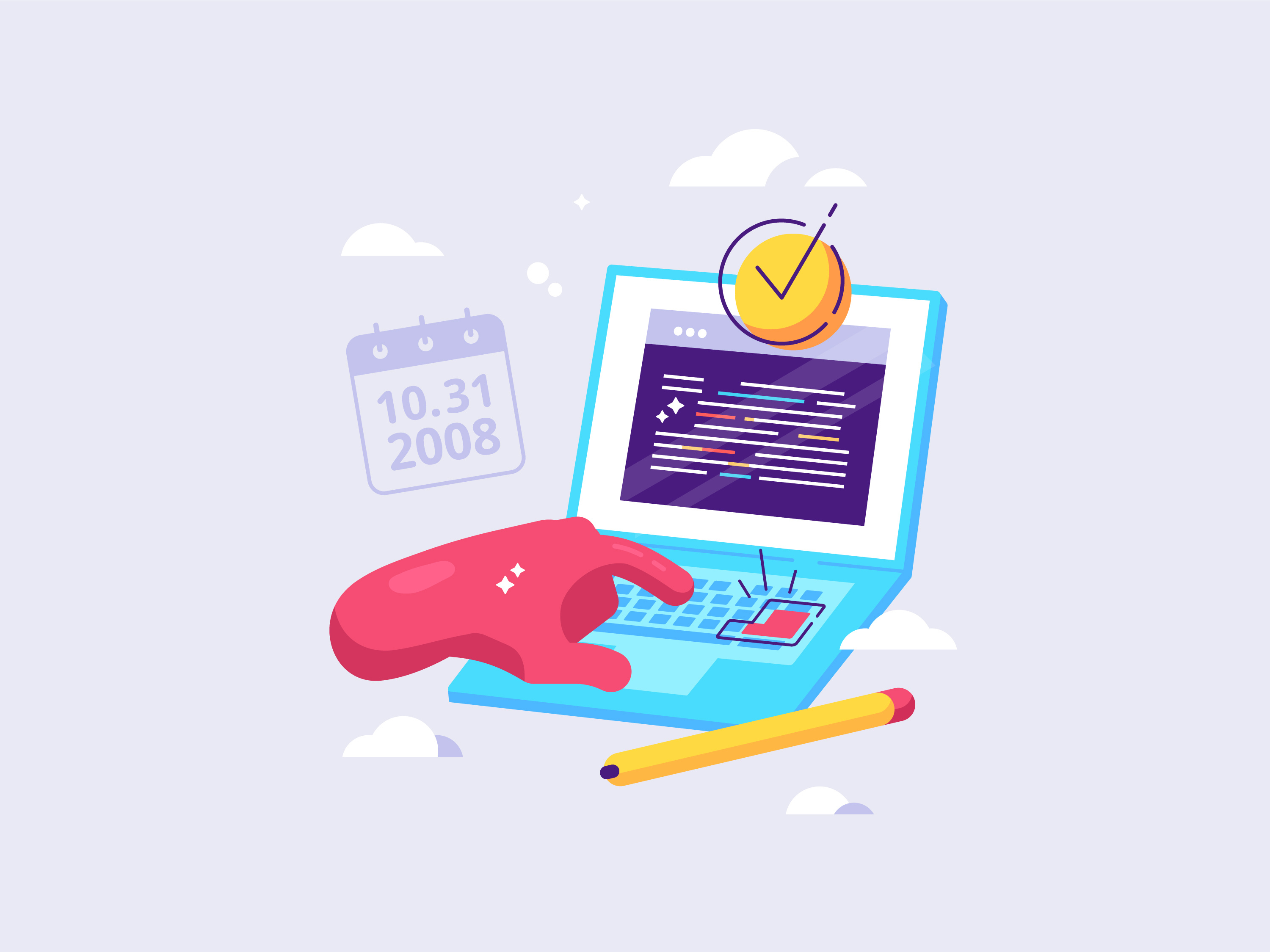 on October 1, 2008, the bitcoin white paper was published bitcoin cash code coin crypto cryptocurrency design done flat hand huge illustration list p2p peer to peer published satoshi nakamoto system vector white paper