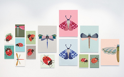 Beauty and the Bugs branding design graphic design illustration pattern