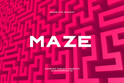 Abstract Maze 3D Backgrounds 3d 3d rendering abstract background complex endless game geometric illustration isometric labyrinth maze puzzle strategy success wallpaper