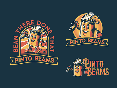 Pinto Beams beans branding design district north design new hampshire nick beaulieu typography