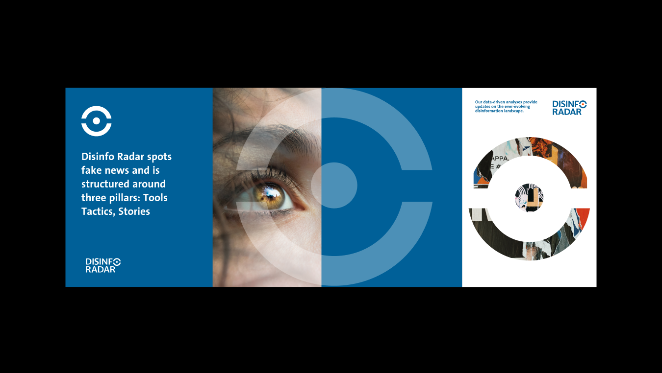 Disinfo Radar - Brand Identity Design berlin bildboard brand design brand identity brand presentation branded collateral branding collateral design design thinking fake news freelancer global graphic design london new web new world new york oanamaries visual ideneity