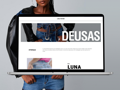 Deusas Denin - Landingpage - Ui / Ux design ecommerce layout site ui ux web