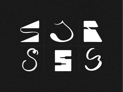 S lettermark display type lettering lettermark type typography
