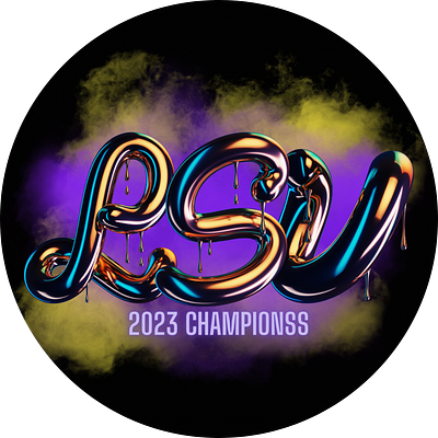 LSU Tiger graphic designs graphic design