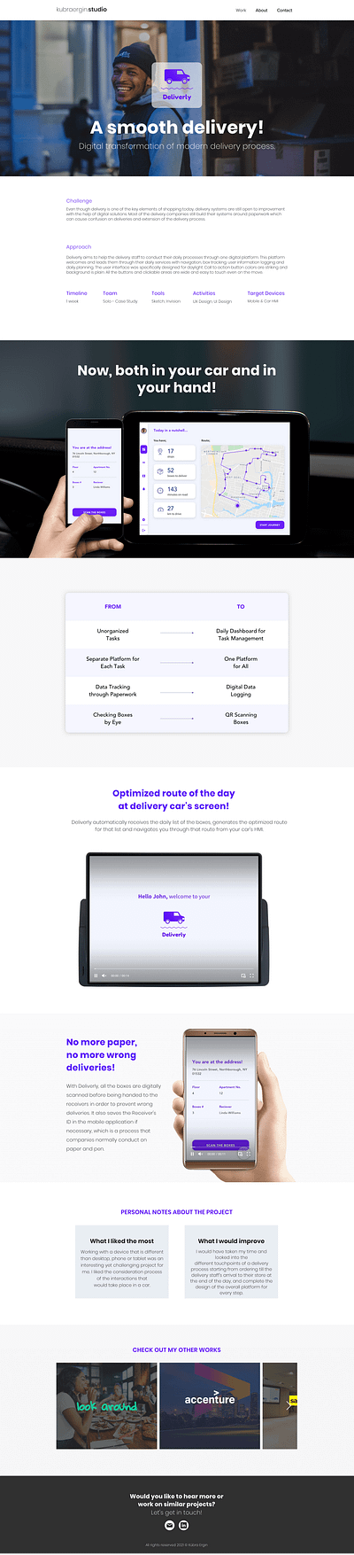 Deliverly - A Smooth Delivery app branding design ui ux